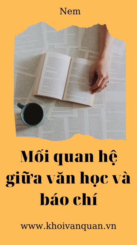 ảnh bìa bài viết Mối quan hệ giữa văn học và báo chí ảnh bìa bài viết Mối quan hệ giữa văn học và báo chí