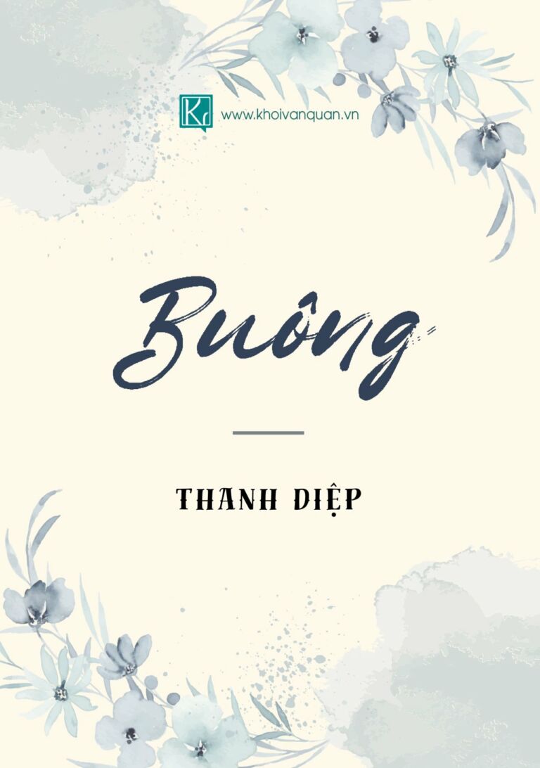 ảnh bìa bài viết Buông