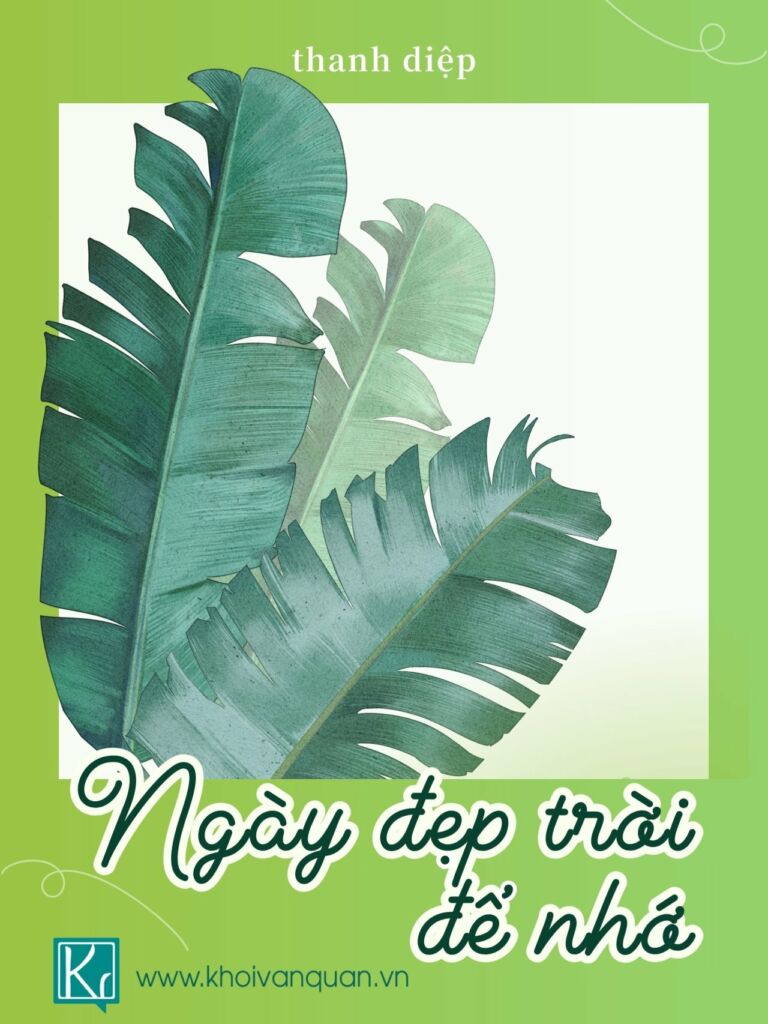 ảnh bìa bài viết Tập tản văn: Ngày đẹp trời để nhớ ảnh bìa bài viết Tập tản văn: Ngày đẹp trời để nhớ