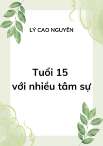 ảnh bìa bài viết Tuổi mười lăm với nhiều tâm sự