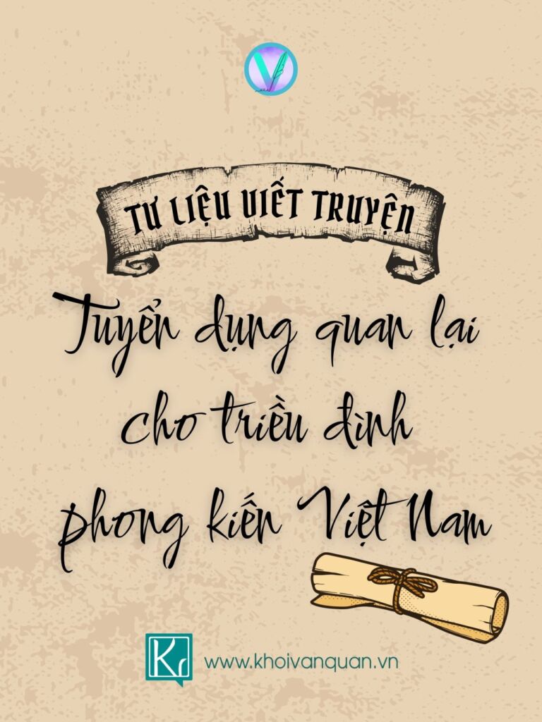 ảnh bìa bài viết Tư liệu viết truyện: Tuyển dụng quan lại cho triều đình phong kiến Việt Nam