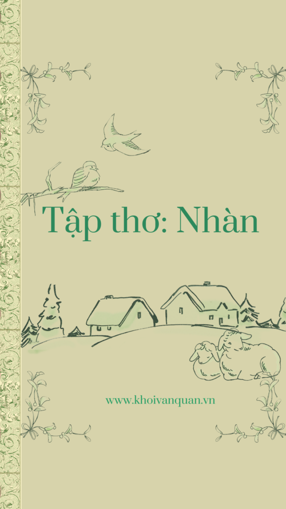ảnh bìa bài viết Tập thơ: Nhàn ảnh bìa bài viết Tập thơ: Nhàn
