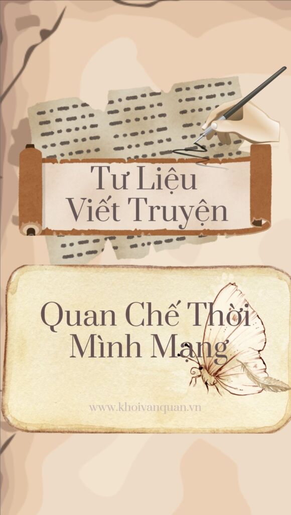 ảnh bìa bài viết Tư Liệu Viết Truyện: Quan Chế Thời Minh Mạng ảnh bìa bài viết Tư Liệu Viết Truyện: Quan Chế Thời Minh Mạng